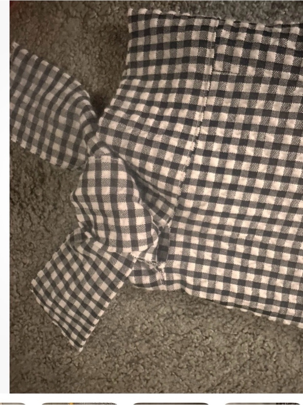 Anne Klein Black & White Houndstooth Tie-Sleeve Blazer - Picture 3 of 3